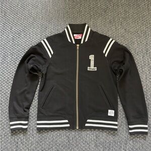 Knowledge Black Jacket with White Accents me s S slim fit